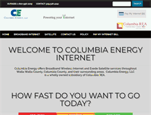 Tablet Screenshot of columbiainet.com